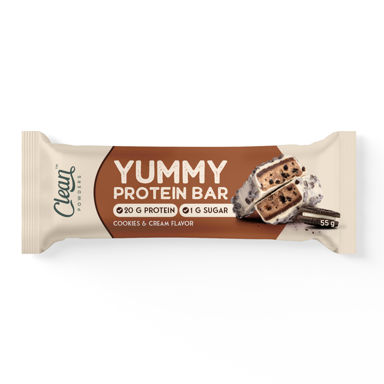 Yummy Protein Bar - Cookie & Cream Flavor